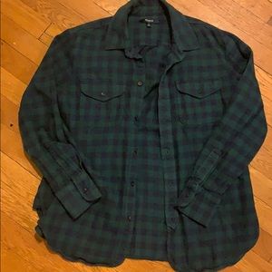 EUC Madewell Flannel Size S